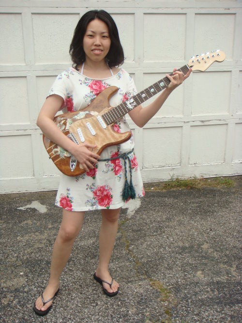Handmade Electric Guitar - Amy Su, Musical Instructor