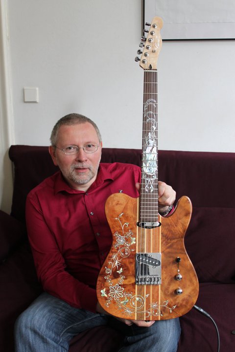 Mr. Rainer Hofstatter from Germany -Handmade Electric Guitar Artist Rainer Hofstatter